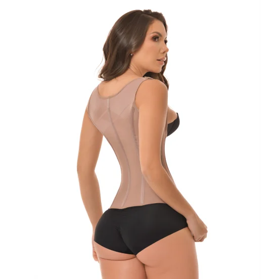 Vista 6 de CHALECO EXTREMO DOBLE AJUSTE - COLOR: BEIGE, TALLA: S